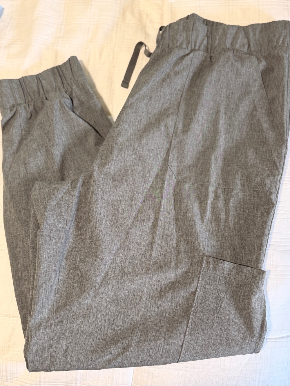 Hanes Women's Scrub Gray Drawstring Track